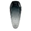 Vaso Diamante Alto in Vetro Grigio