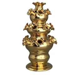 Vaso Diciannove Bocche Oro