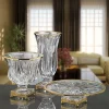 Vaso di cristallo Fiamma con oro 24 carati