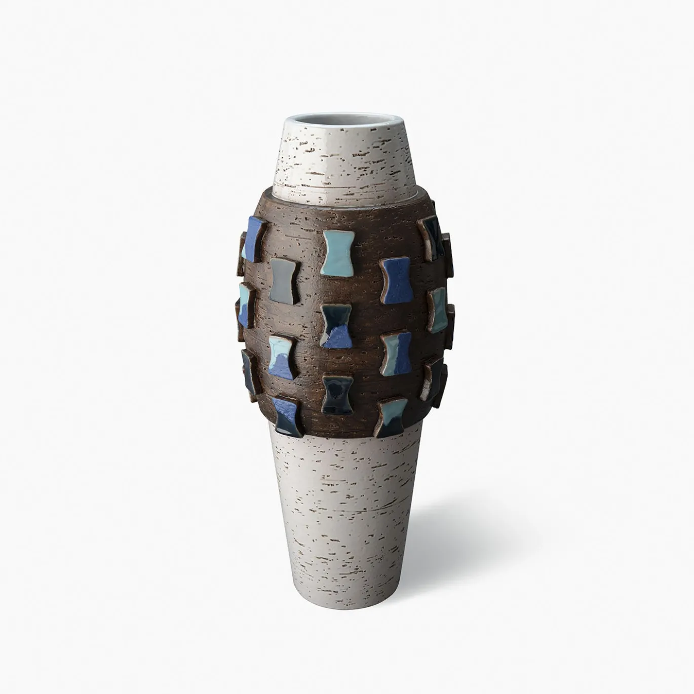 Vaso di piastrelle di Aldo Londi