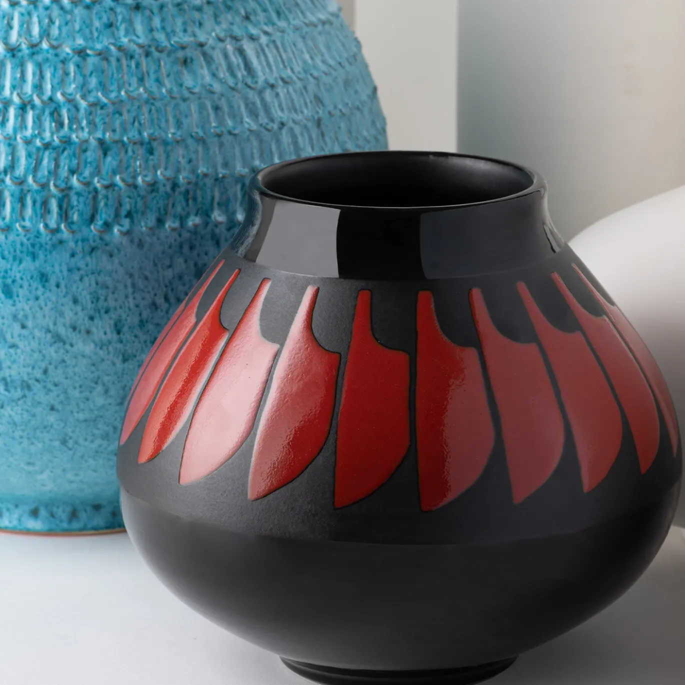 Vaso di piume navajo