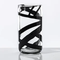 Vaso di vetro alto Cilindro