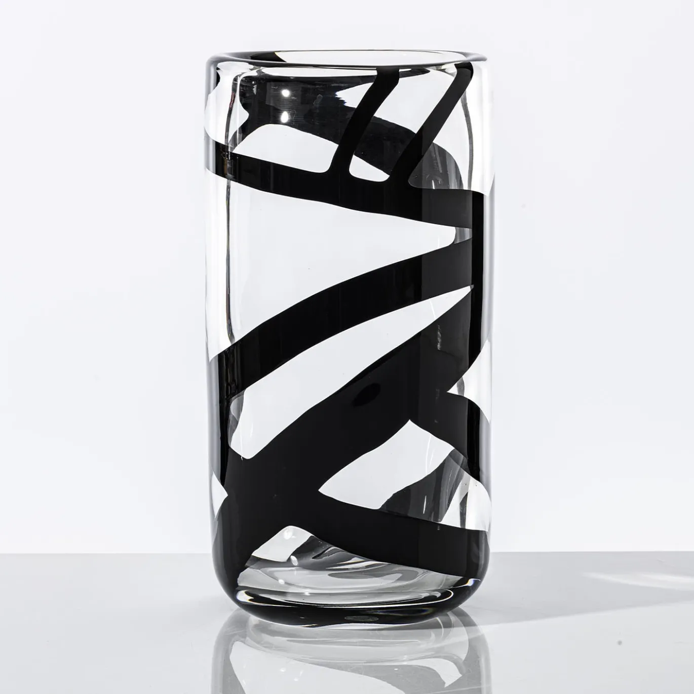 Vaso di vetro alto Cilindro