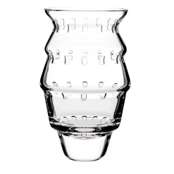 Vaso di vetro inciso Bibo