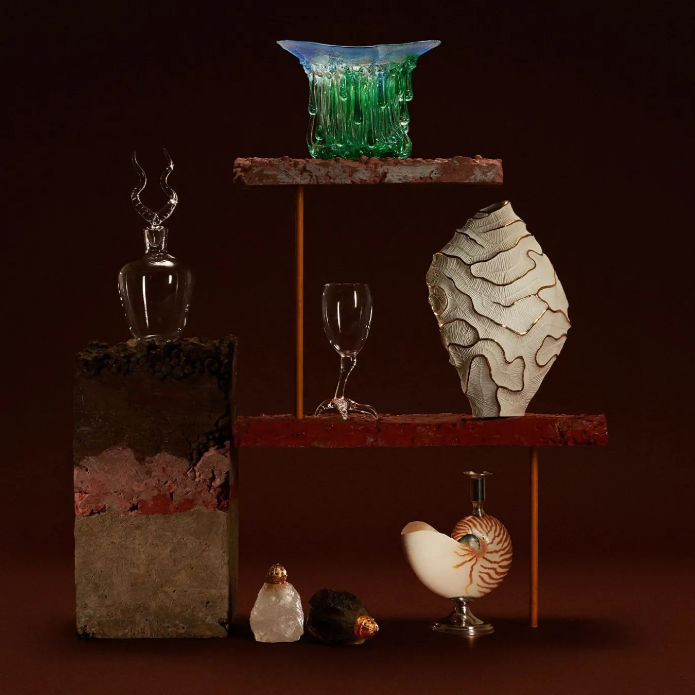 Vaso d'oro Stony
