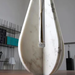 Vaso Drop White Carrara #5 di Alessandra Grasso