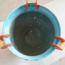 Vaso etrusco azzurro