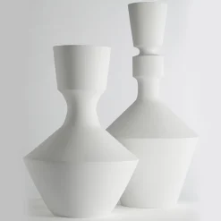 Vaso Extralarge in argilla bianco opaco