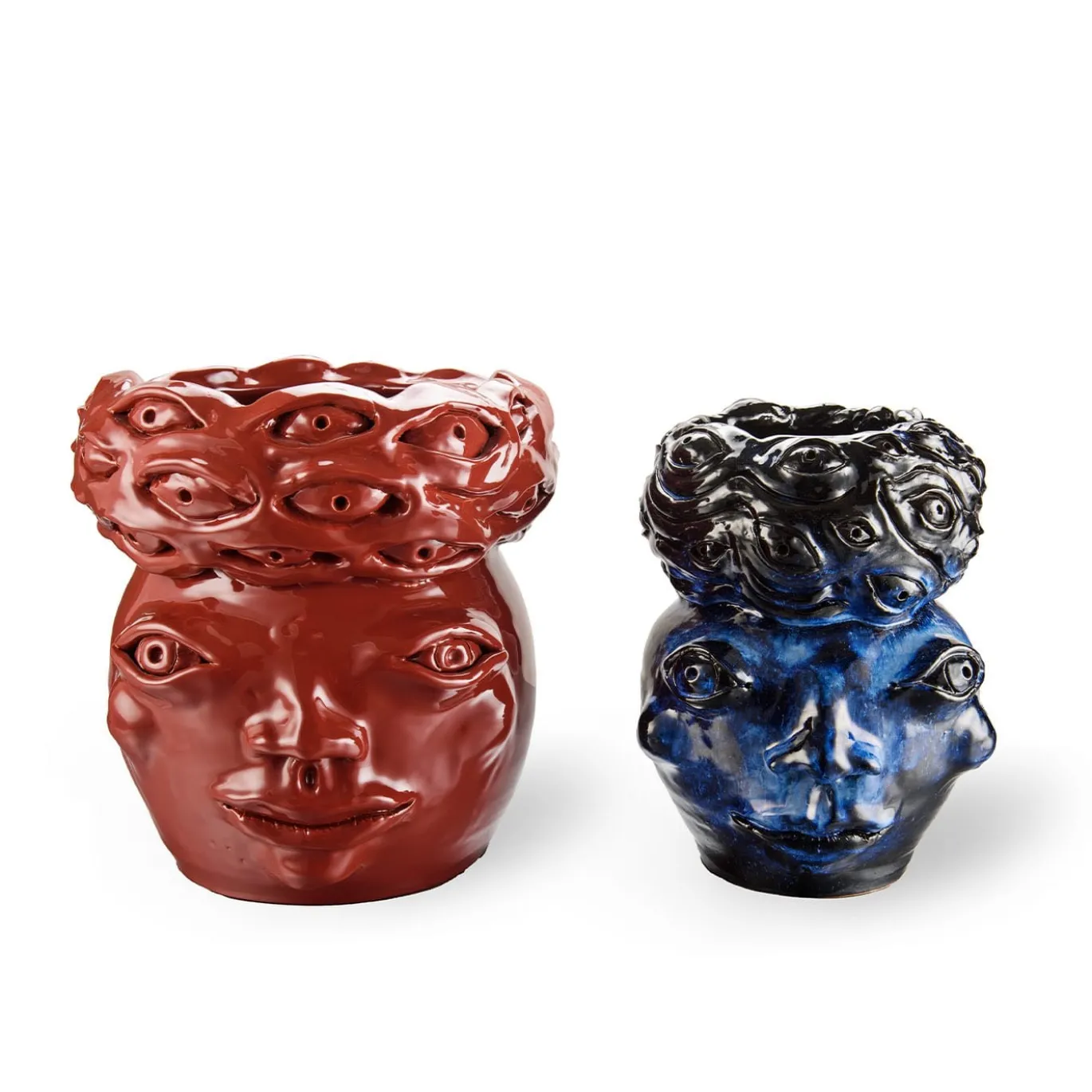 Vaso Eye Rosso