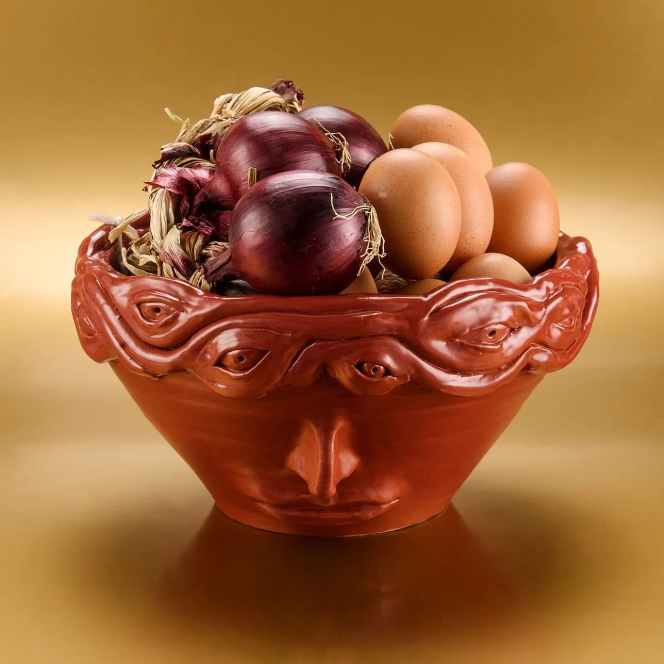 Vaso eye Rosso #2
