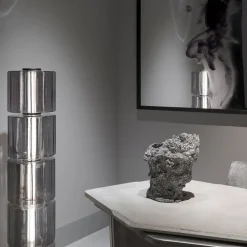 Vaso Far Deep Void S2N2 grigio in calcestruzzo