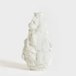 Vaso Far Deep Void SWN1 Bianco in calcestruzzo