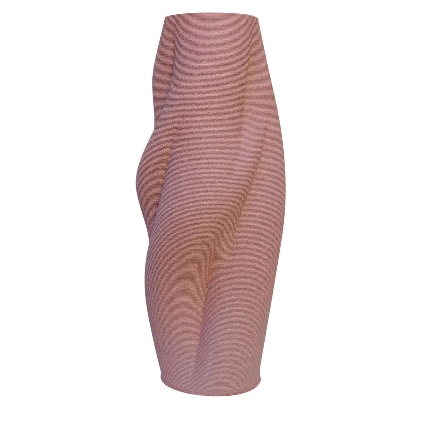 Vaso Female in Ceramica Rosa