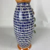 Vaso Fiore in Ceramica Blu