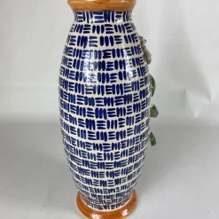 Vaso Fiore in Ceramica Blu