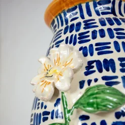 Vaso Fiore in Ceramica Blu