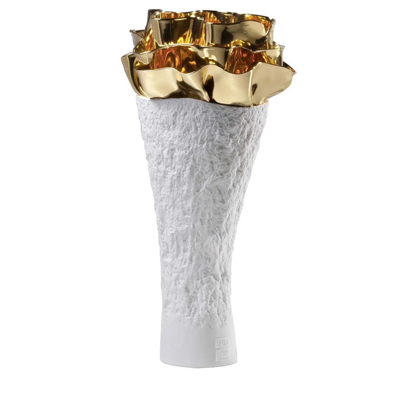 Vaso Flora con alghe d'oro