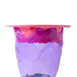Vaso Flower grande in resina multicolore di Gaetano Pesce