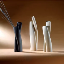 Vaso For Two #2 in Ceramica Bianca
