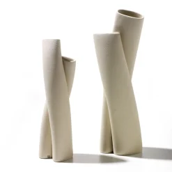 Vaso For Two #2 in Ceramica Bianca