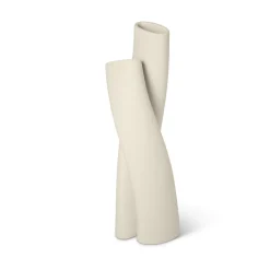 Vaso For Two #2 in Ceramica Bianca