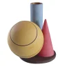 Vaso geometrico in ceramica