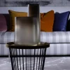 Vaso grande Cilindro - Satinato - Cristallo/miele