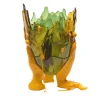 Vaso grande Clear Special giallo e verde di Gaetano Pesce