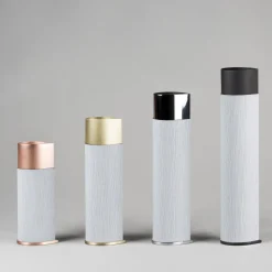 Vaso grande Drop in cromo