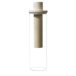 Vaso grande in travertino Floa di Maurizio Bergo