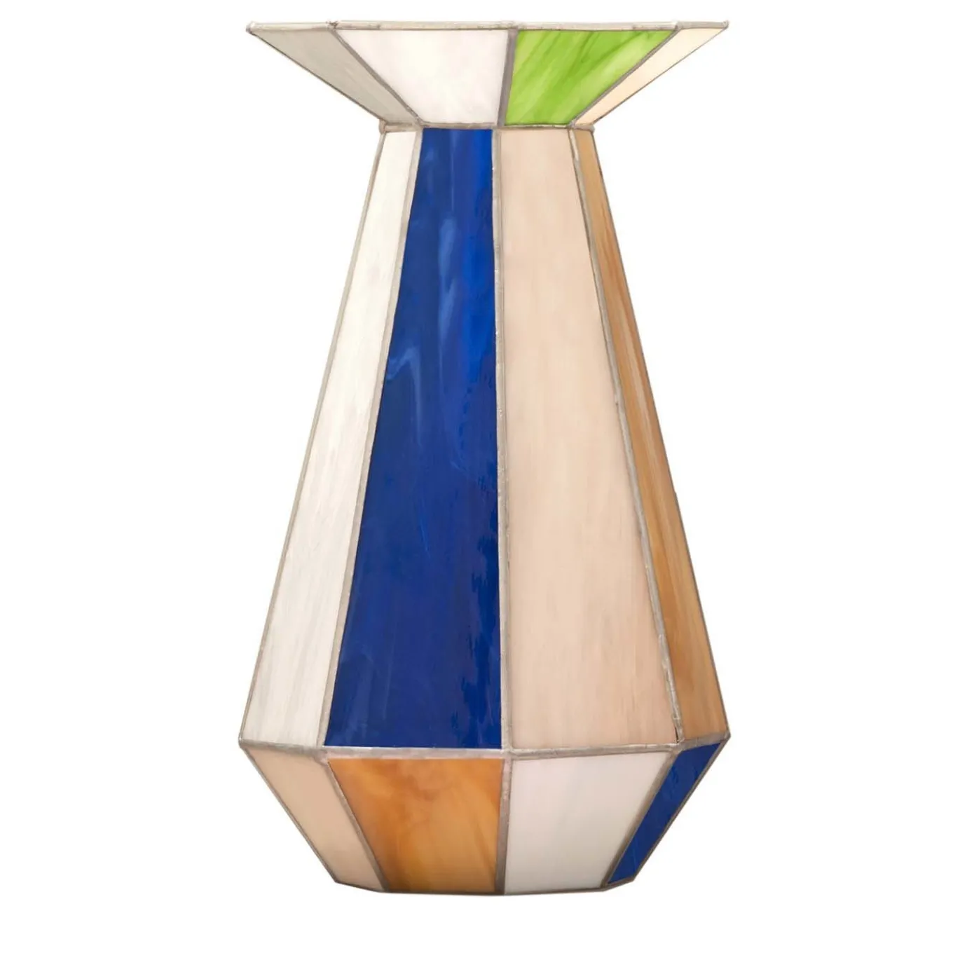 Vaso grande in vetro colorato Caleido