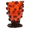 Vaso grande Nugget arancione e rosso di Gaetano Pesce