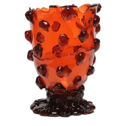 Vaso grande Nugget arancione e rosso di Gaetano Pesce