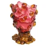 Vaso Grande Nugget in Resina fucsia e ambra di Gaetano Pesce