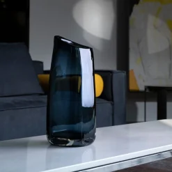 Vaso grande Trapezio - Blu profondo