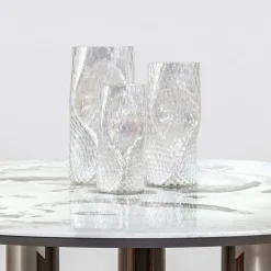 Vaso Grande Trasparente in Vetro Keope