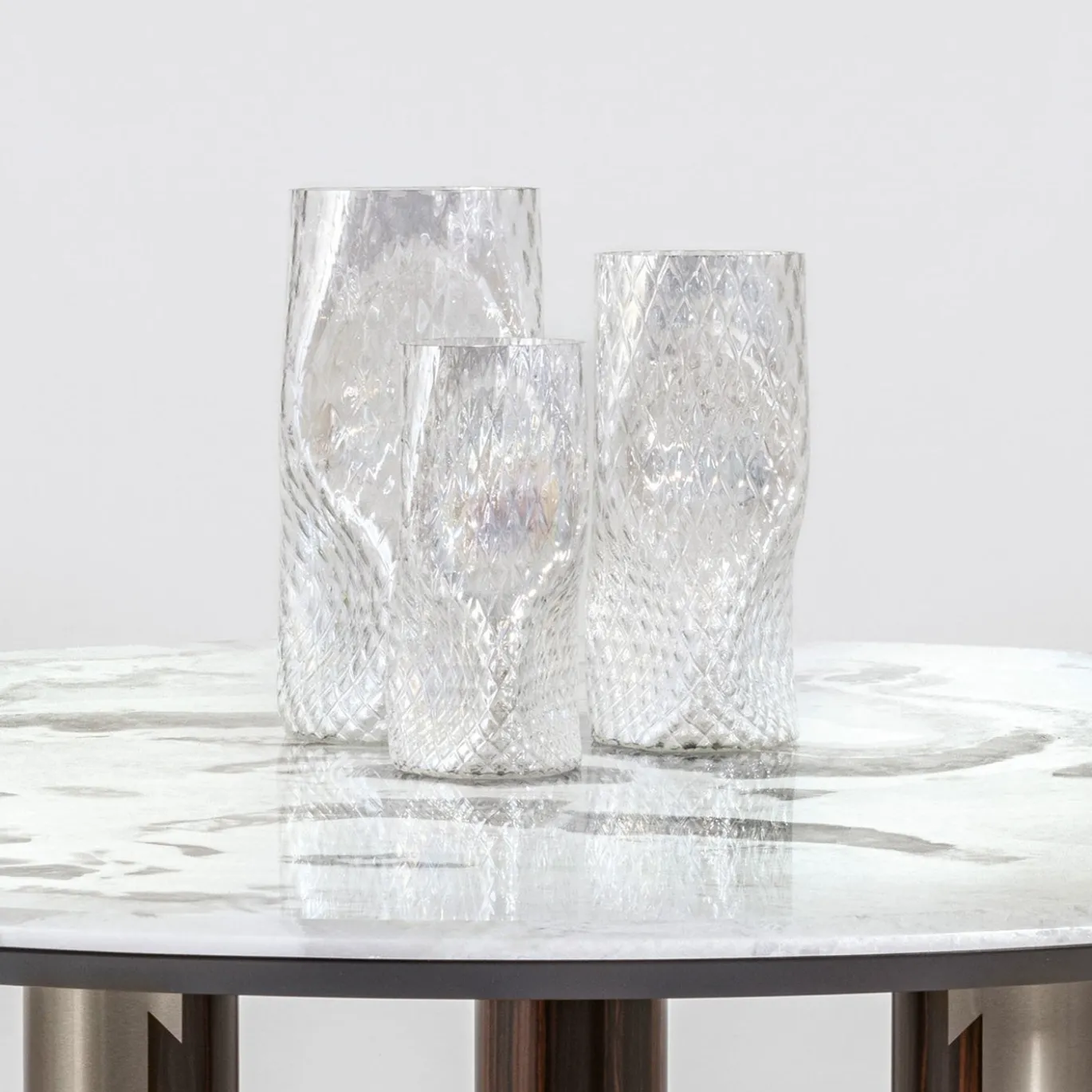Vaso Grande Trasparente in Vetro Keope