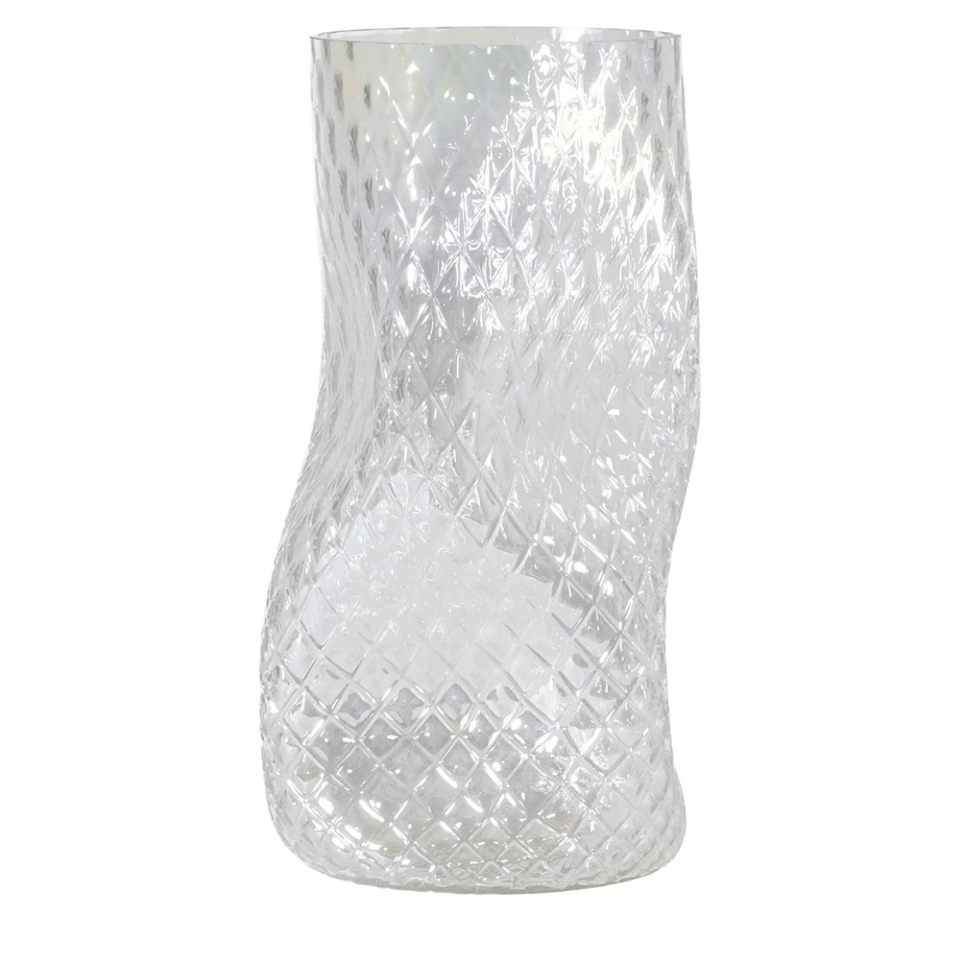 Vaso Grande Trasparente in Vetro Keope