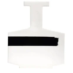 Vaso Grecale Deco bianco e nero