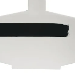Vaso Grecale Deco bianco e nero