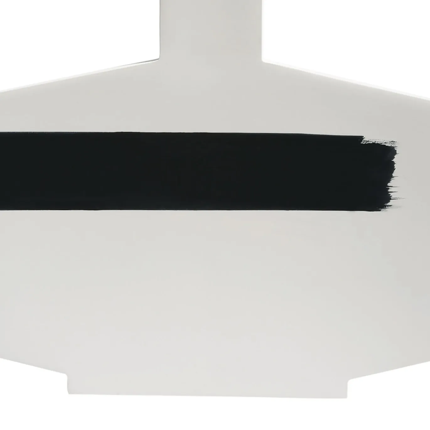 Vaso Grecale Deco bianco e nero
