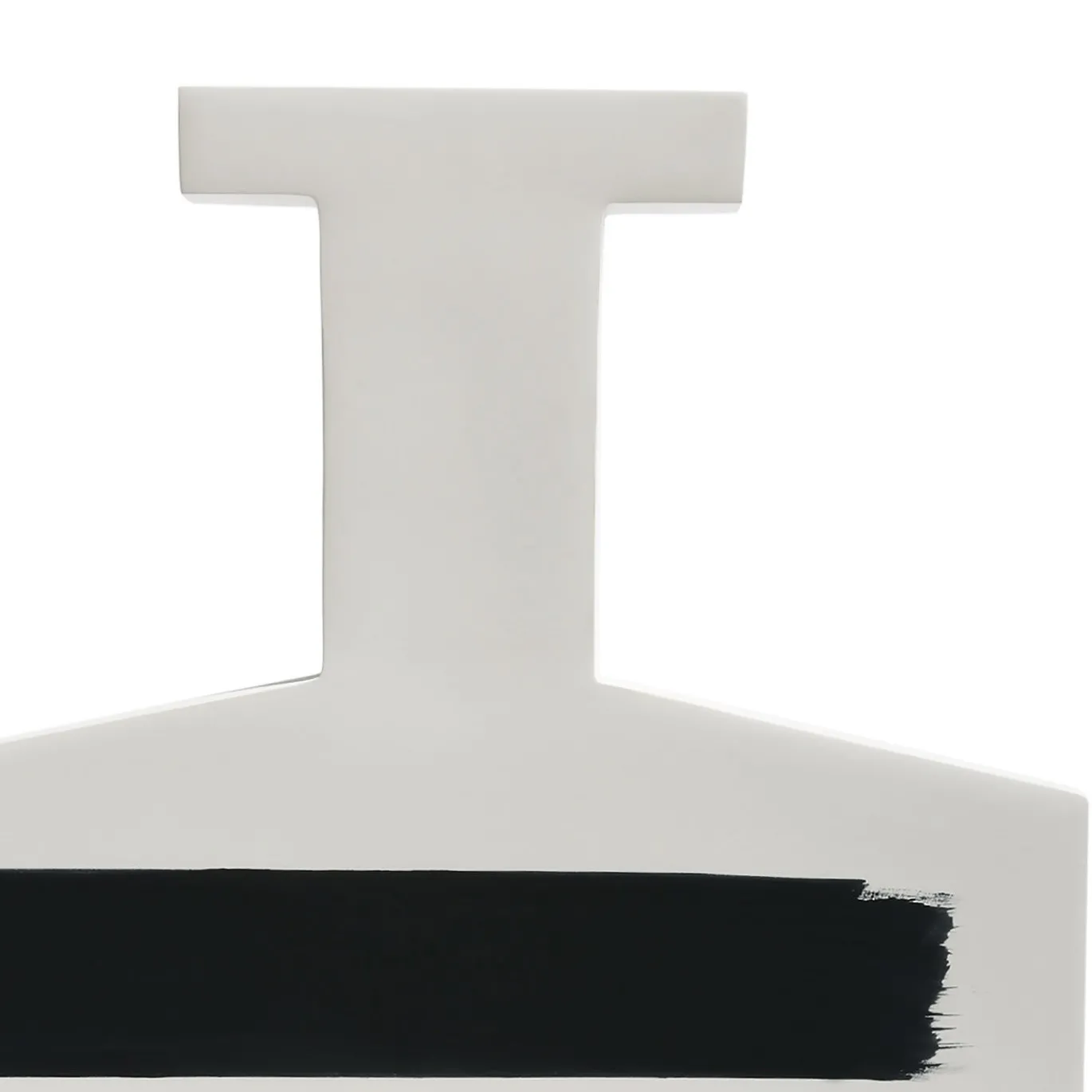 Vaso Grecale Deco bianco e nero