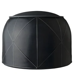 Vaso grigio carbone E con coperchio di Benjamin Hubert