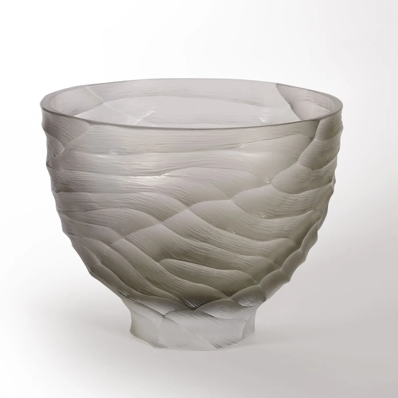 Vaso grigio di Murano