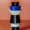 Vaso grigio, nero e verde di Marco Zannini