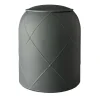 Vaso grigio-verde C con coperchio di Benjamin Hubert