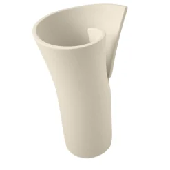 Vaso Helix Piccolo in Ceramica Beige