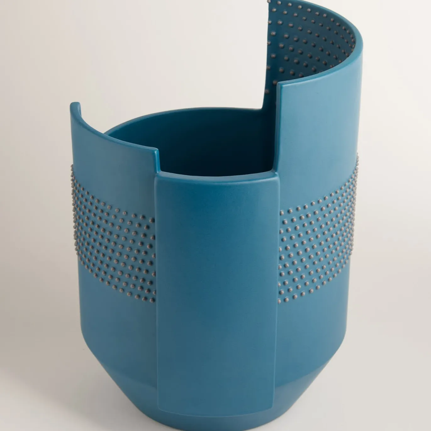 Vaso Hugo Petrol Blue di Simona Cardinetti