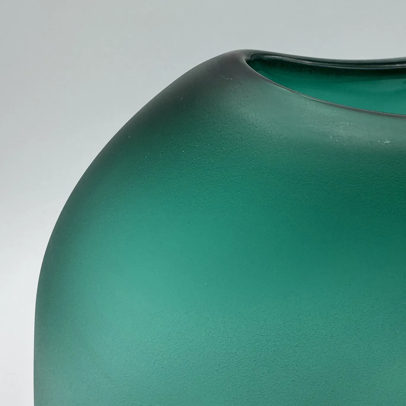 Vaso Incalmo in vetro verde smeraldo