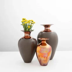Vaso in Ceramica a Collo Lungo Medio Riflesso Marsili